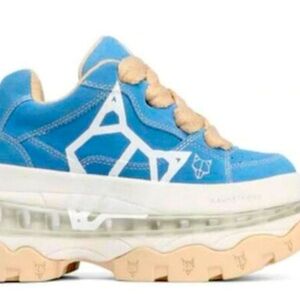 NAKED WOLFE BLUE VIRGO
PLATFORM SNEAKERS
Size 6 US
